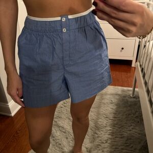 Zara Striped Poplin boxer Shorts